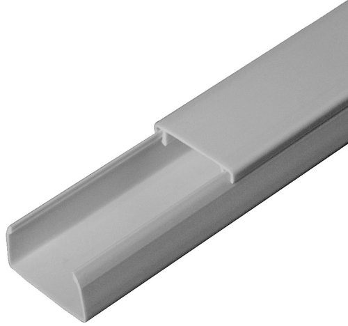 Кабель-канал Промрукав 25x16мм (2000мм) серый (уп. 80м). картинка